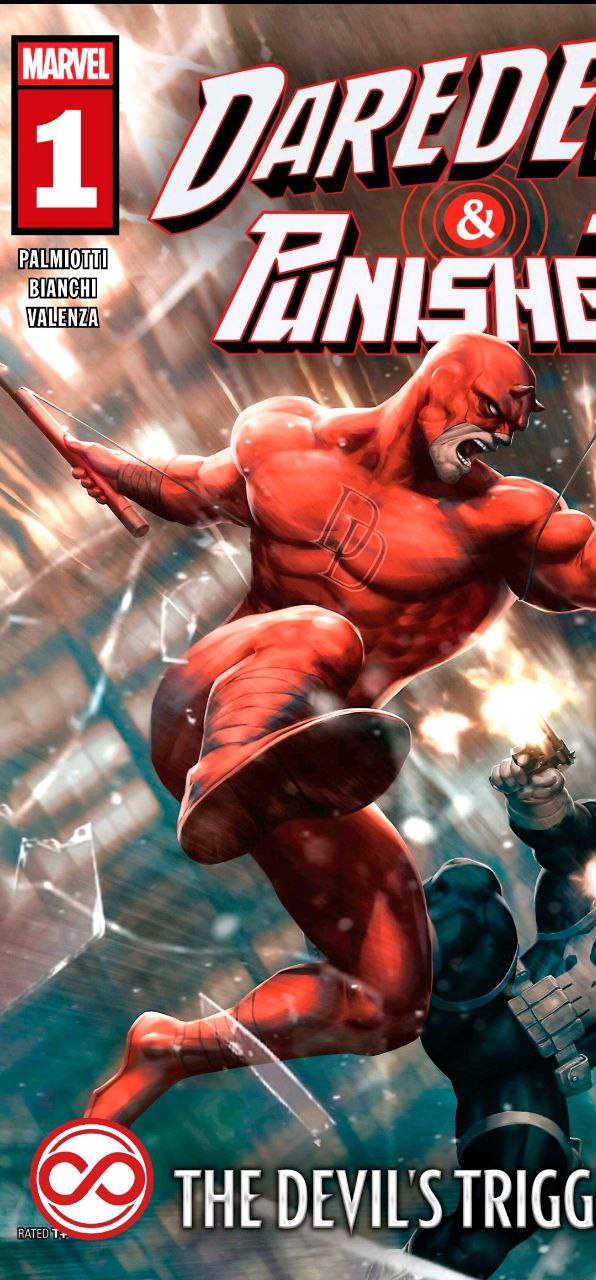 Portada ampliada de DAREDEVIL & PUNISHER