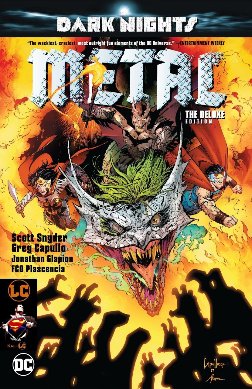 Portada ampliada de DARK NIGHTS METAL THE DELUXE EDITION