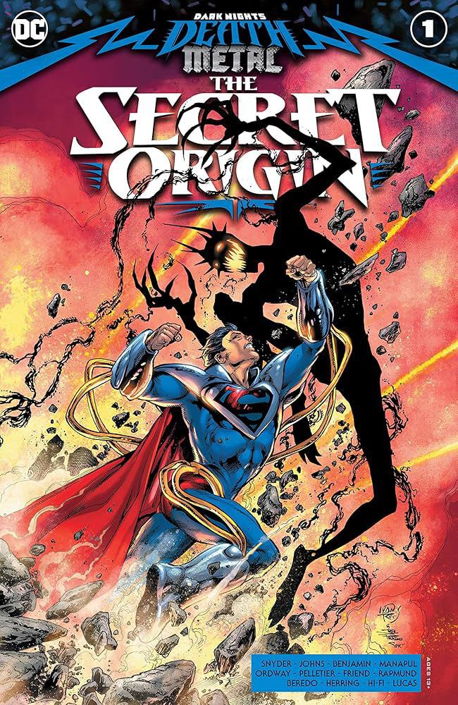 Portada ampliada de Dark Metal: The Secret Origin