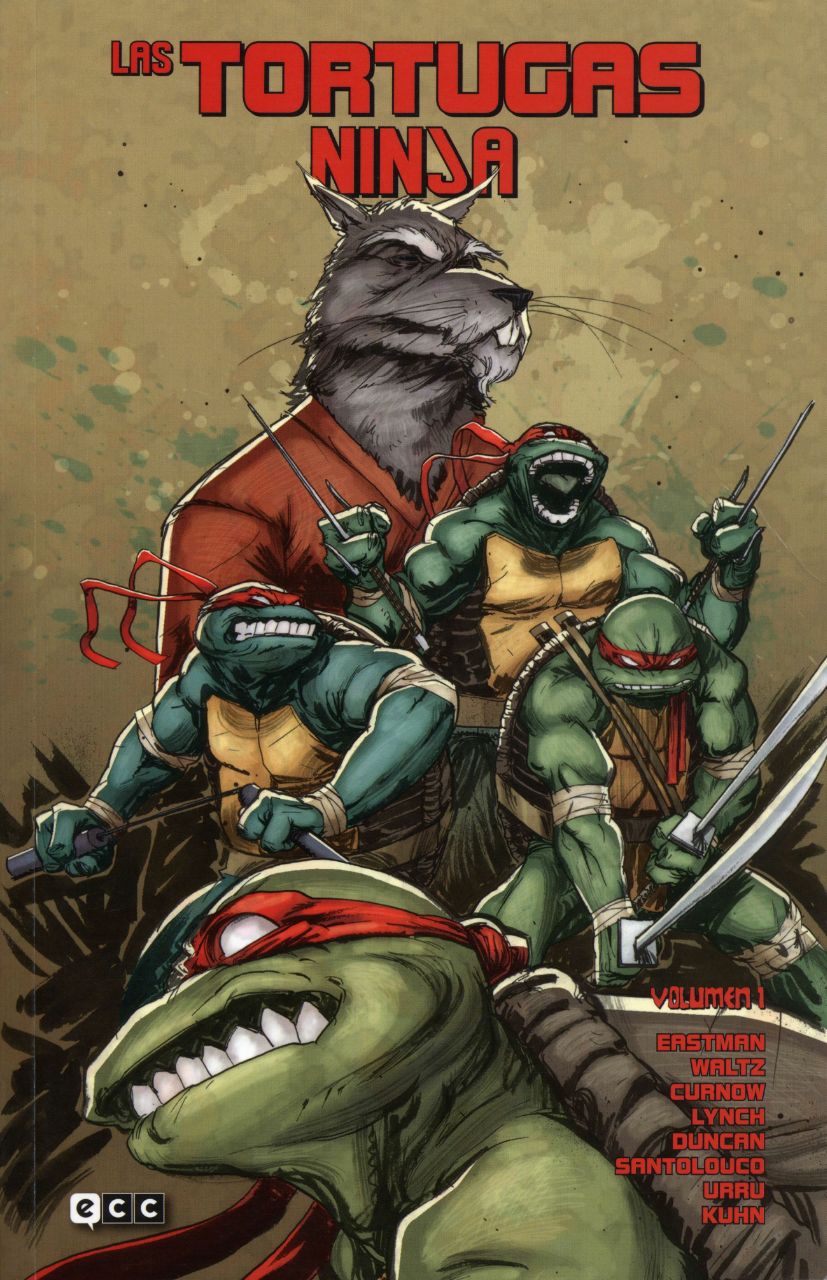 Portada ampliada de Las Tortugas Ninja