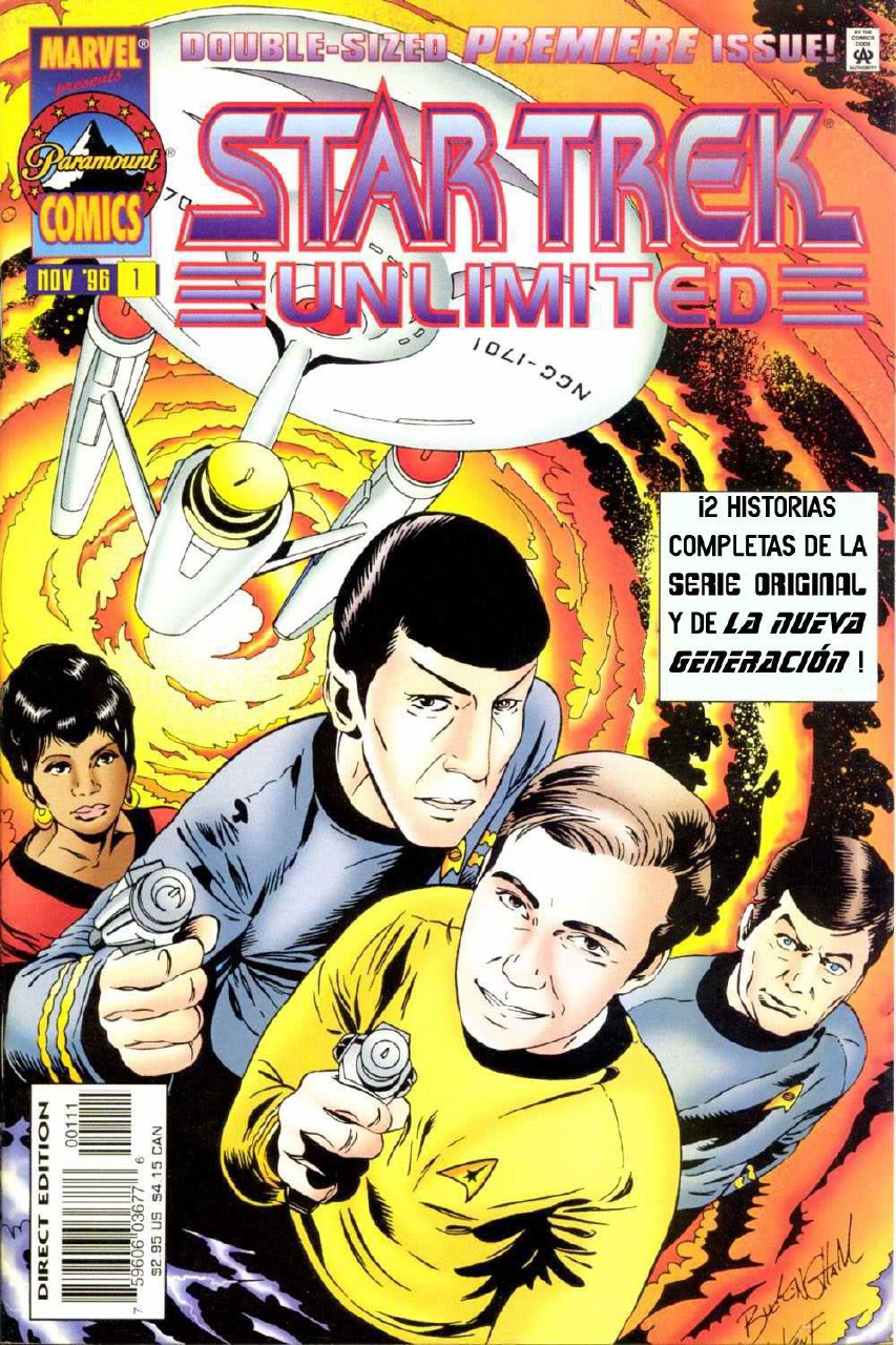 Portada ampliada de STAR TREK UNLIMITED