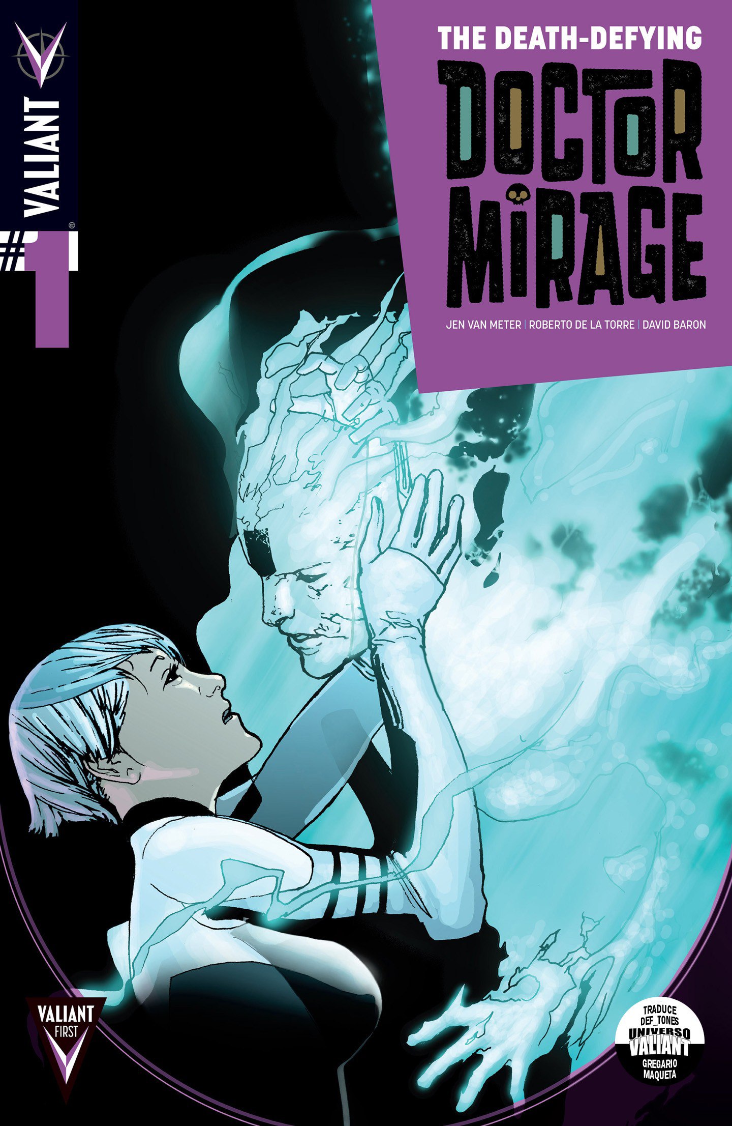 Portada ampliada de THE DEATH-DEFYING DOCTOR MIRAGE
