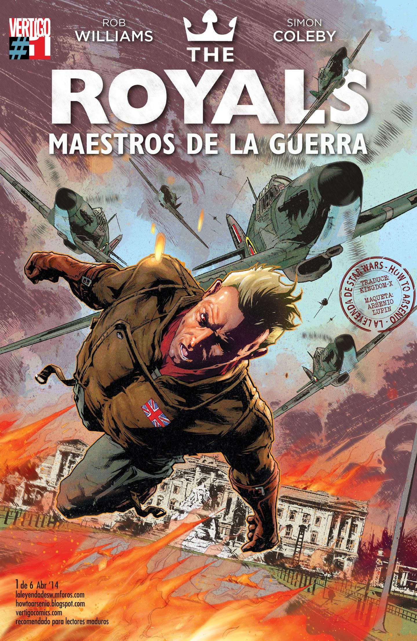 Portada ampliada de THE ROYALS MAESTROS DE LA GUERRA