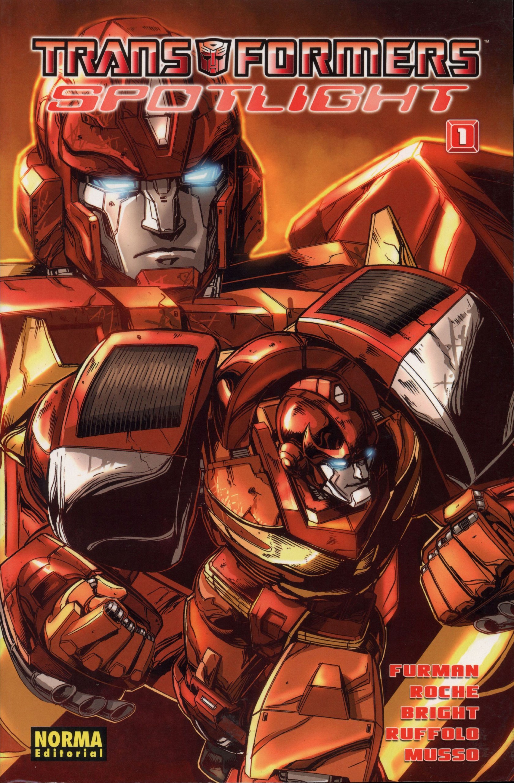 Portada ampliada de Transformers Spotlight