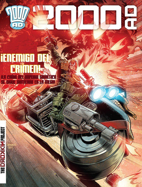 Portada ampliada de 2000 AD