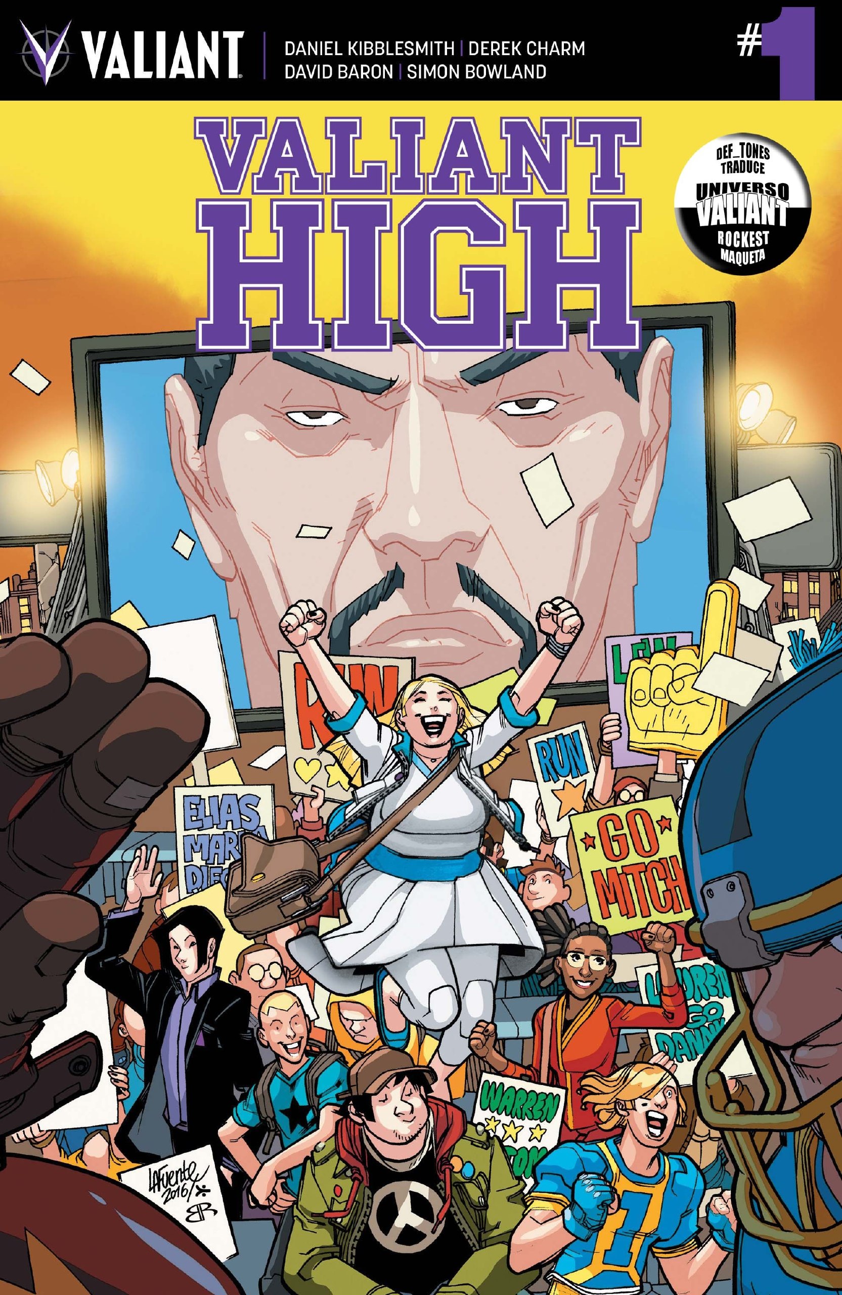 Portada ampliada de Valiant High