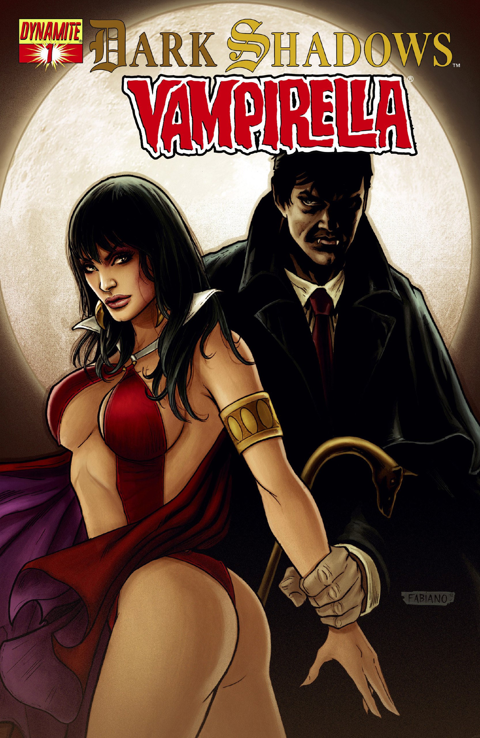 Portada ampliada de Dark Shadows Vampirella