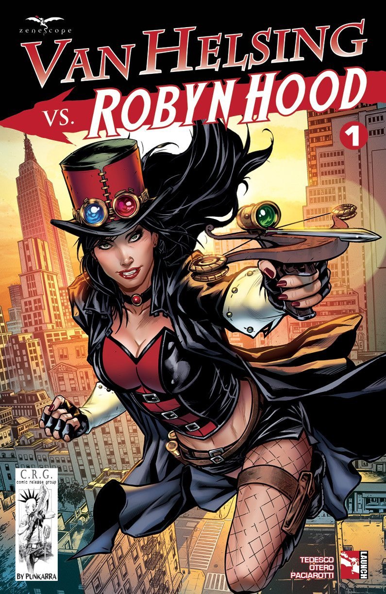 Portada ampliada de Van Helsing vs. Robyn Hood