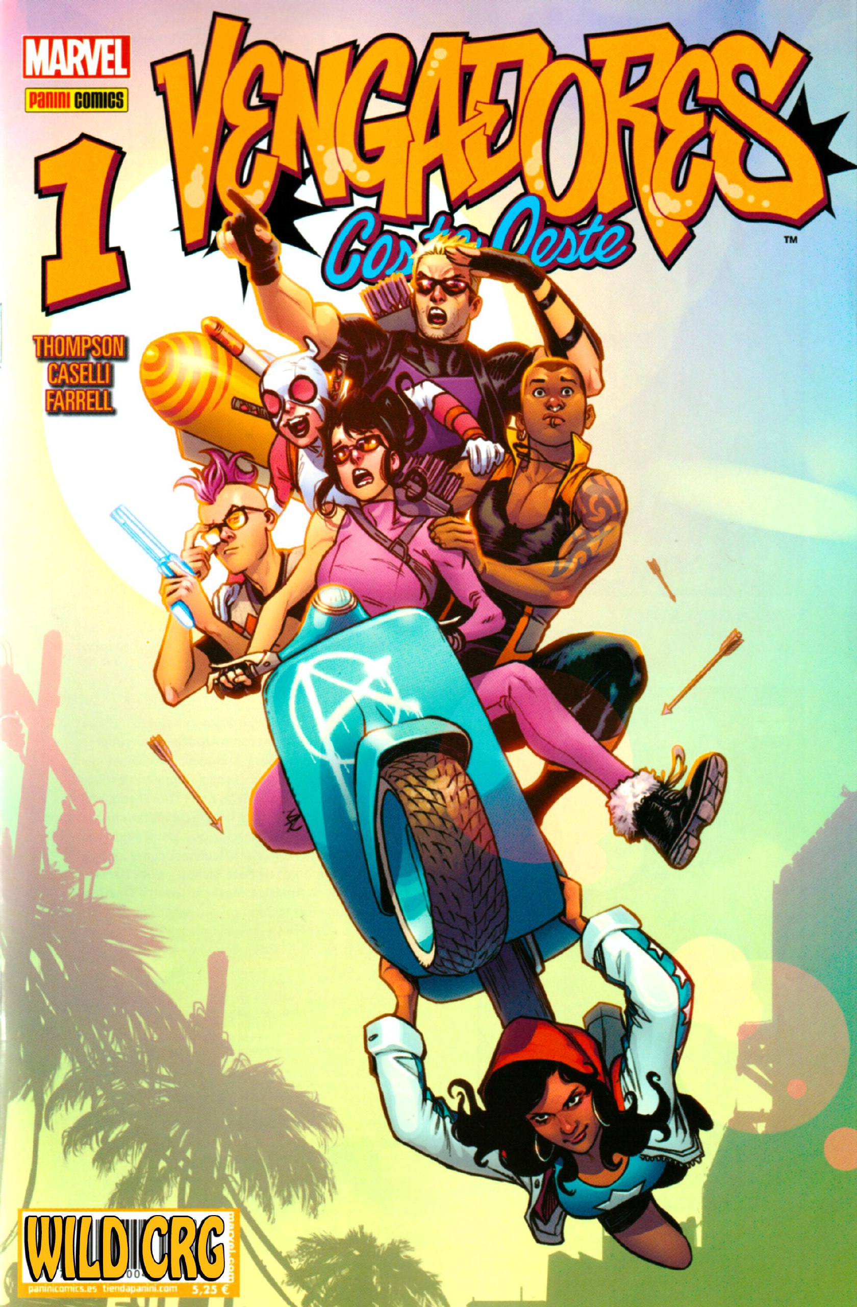 Portada ampliada de Vengadores Go!