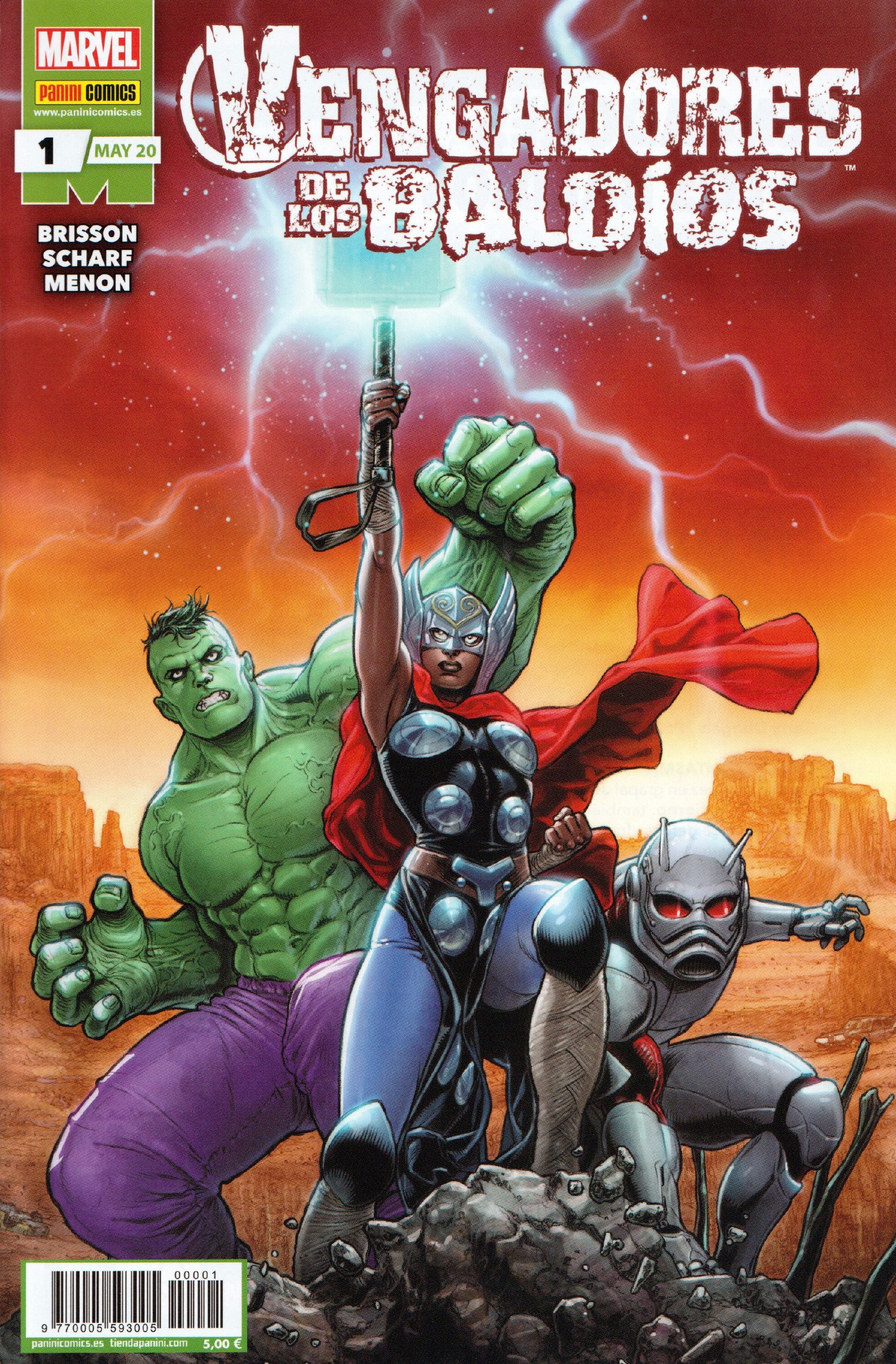 Portada ampliada de Vengadores de los baldíos
