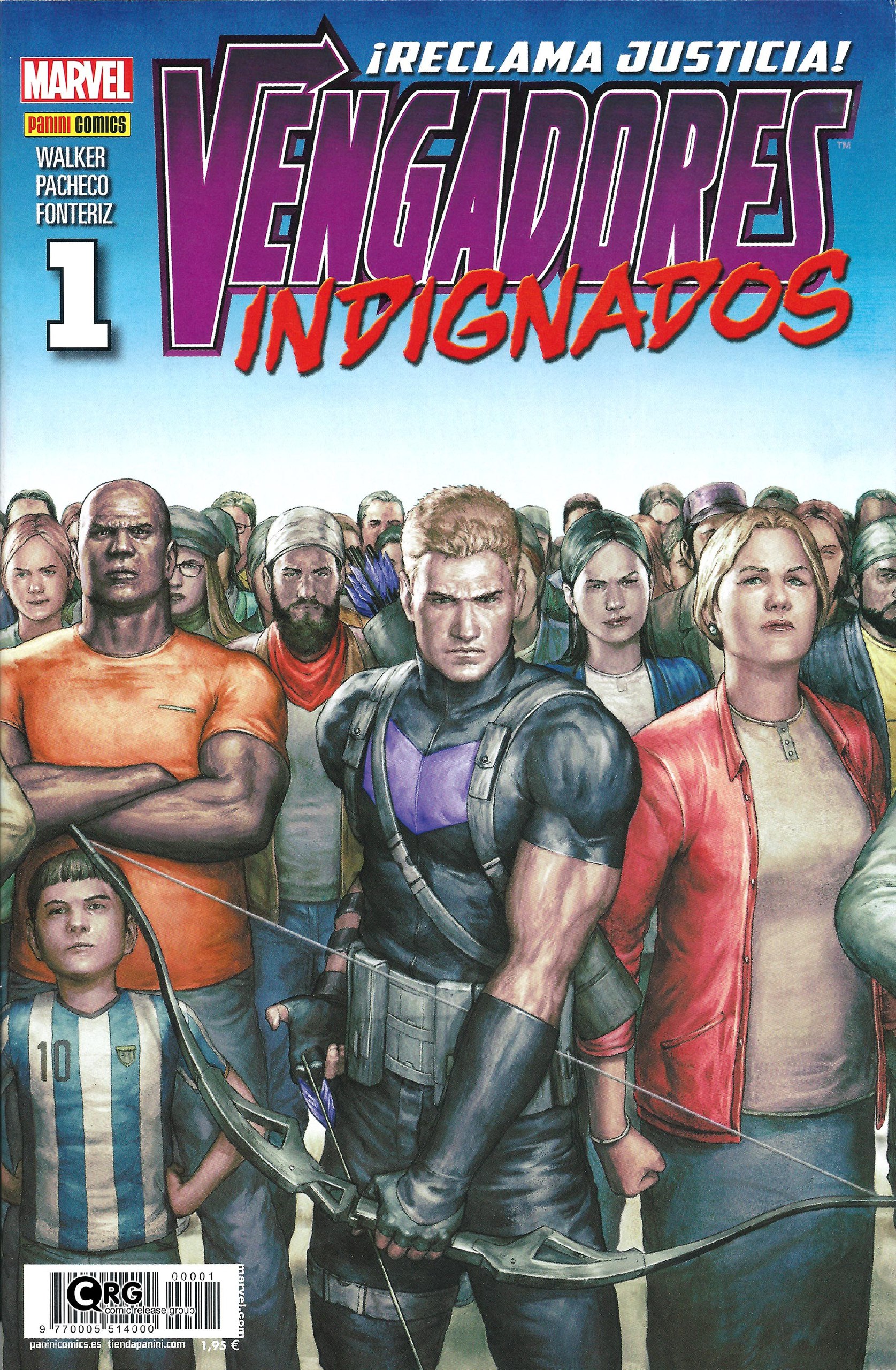 Portada ampliada de Vengadores Indignados