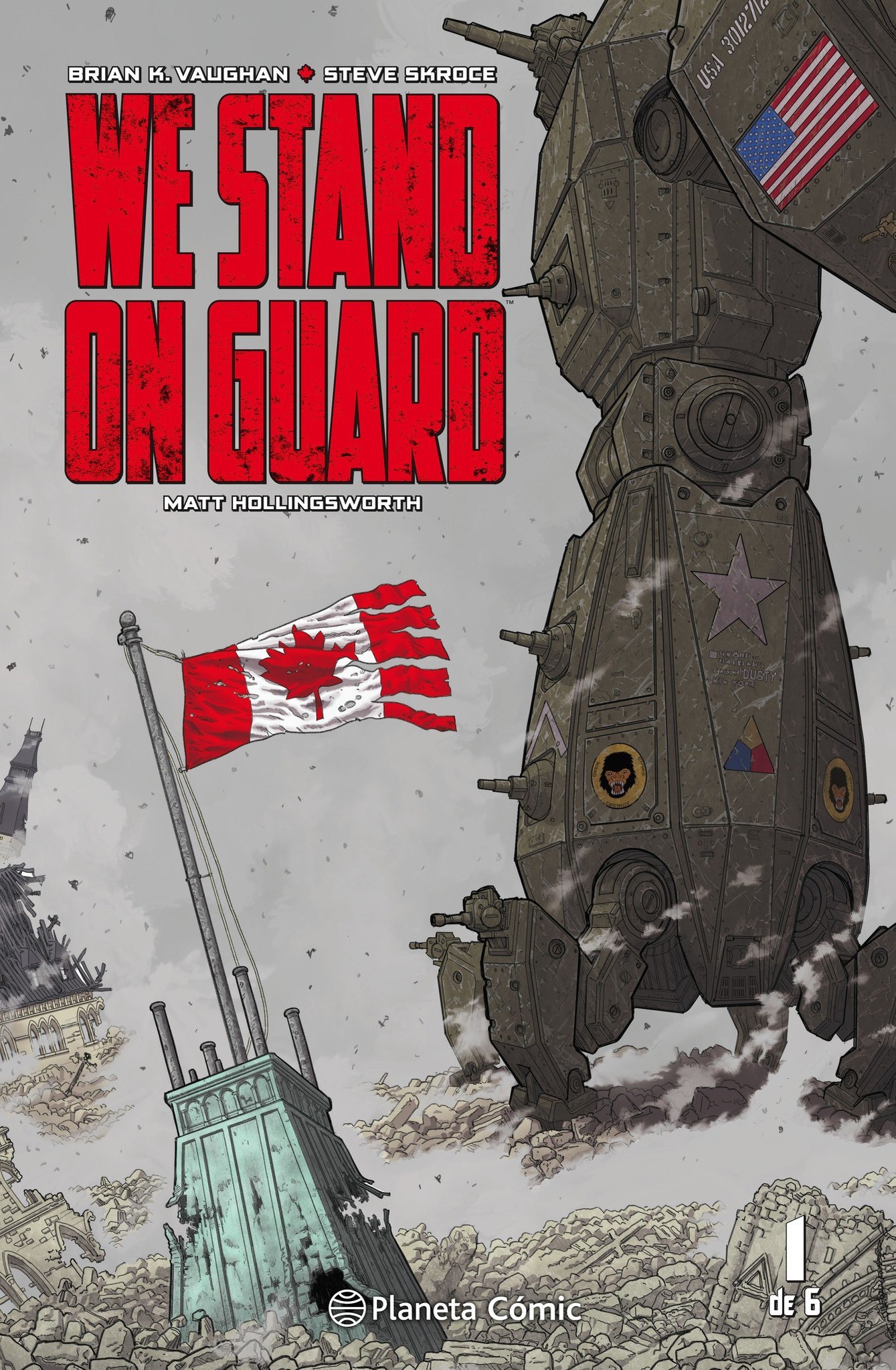 Portada ampliada de We Stand on Guard