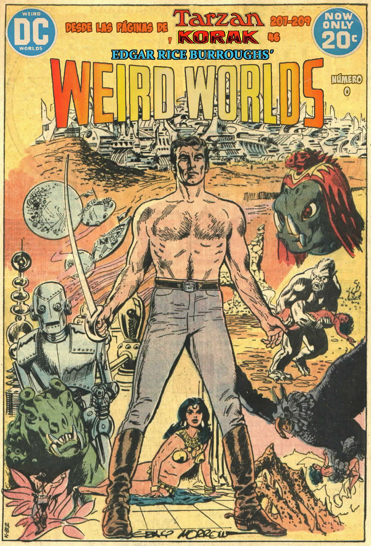 Portada ampliada de WEIRD WORLDS