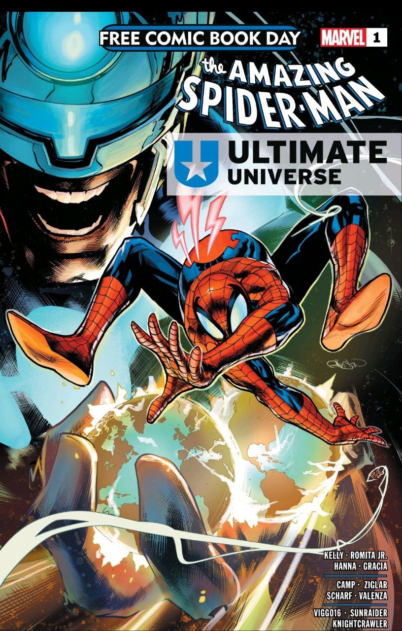 Portada ampliada de the AMAZING SPIDER-MAN ULTIMATE UNIVERSE