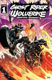 Portada ampliada de GHOST RIDER WOLVERINE WEAPONS OF VENGEANCE