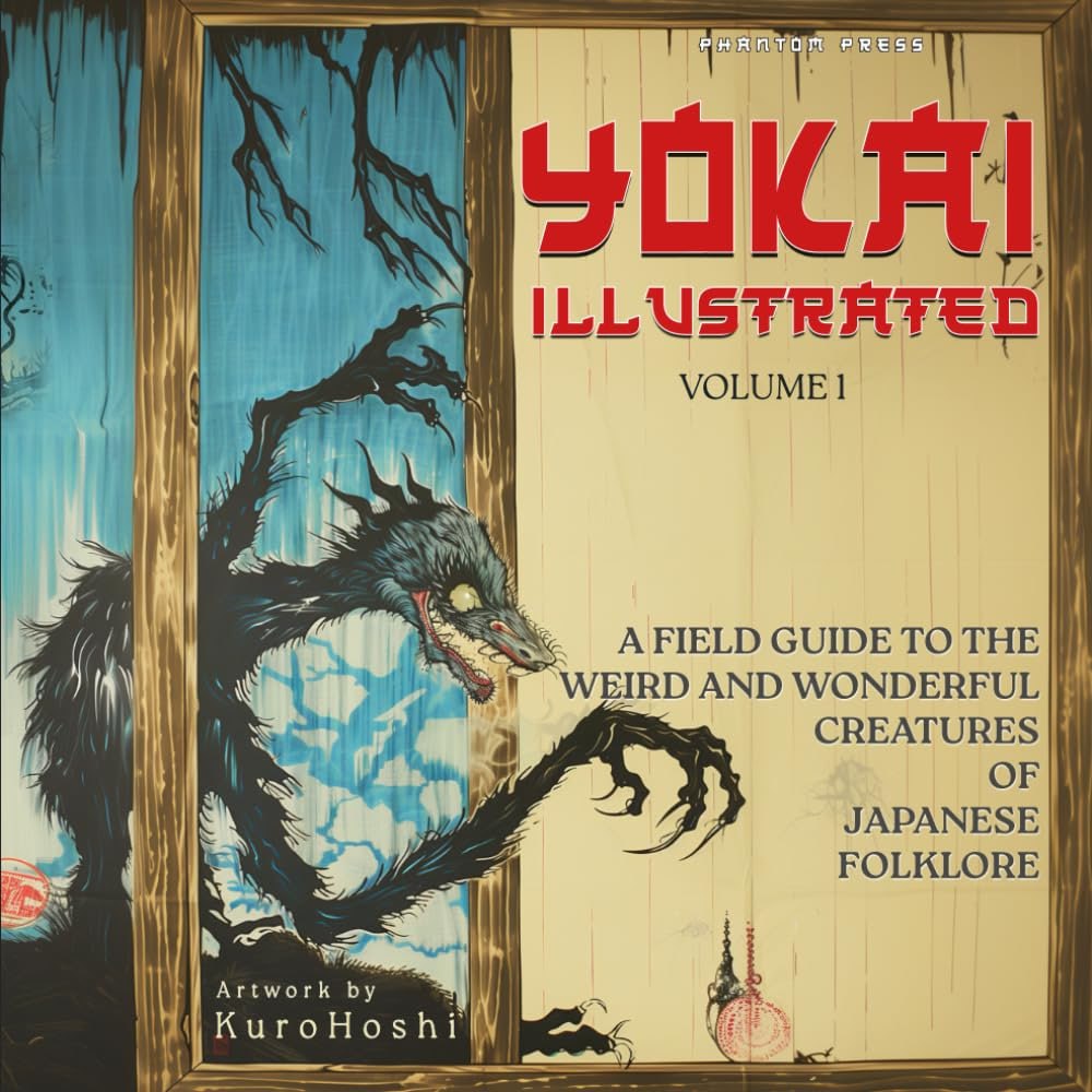 Portada ampliada de Yokai Illustrated Volume 1: A Field Guide to the Weird and Wonderful Creatures of Japanese Folklore