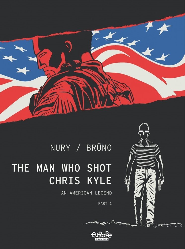 Portada ampliada de THE MAN WHO SHOT CHRIS KYLE
