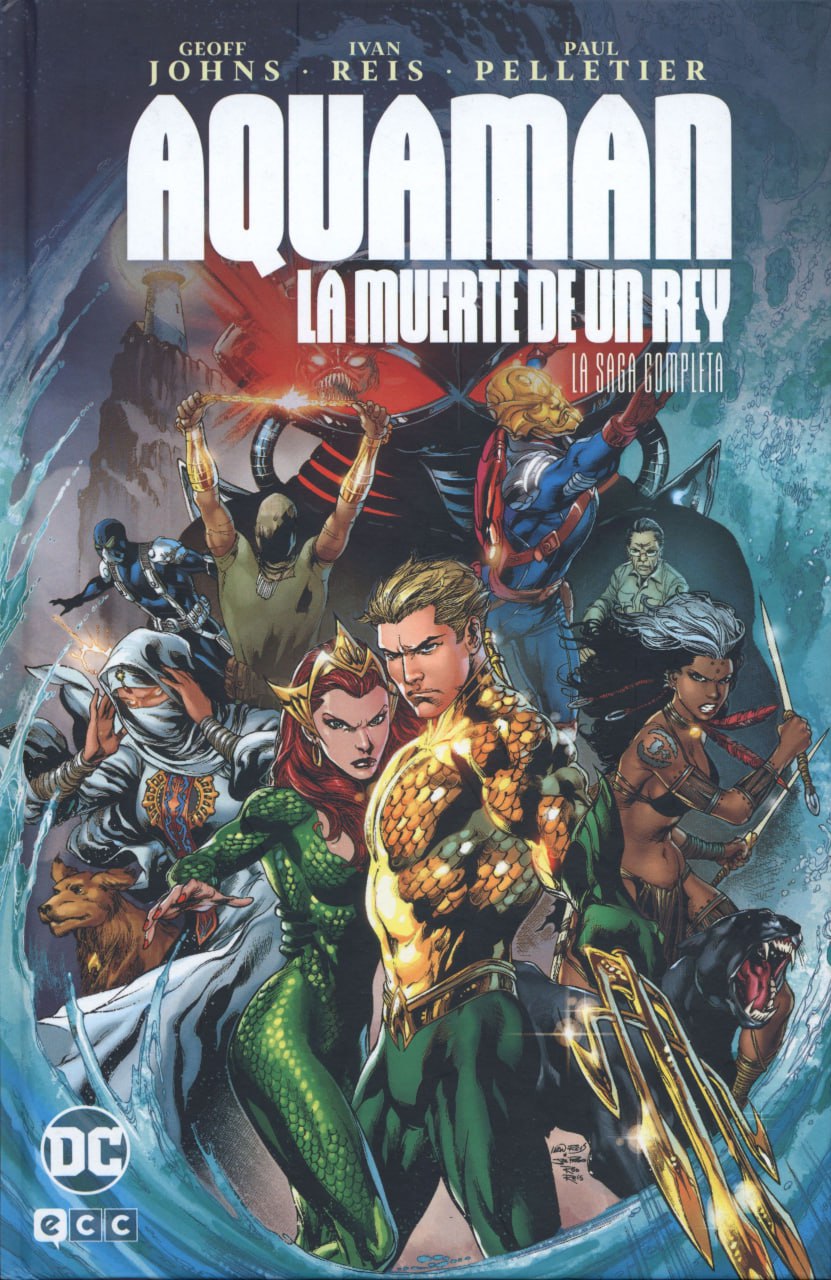 Portada ampliada de AQUAMAN LA MUERTE DE UN REY