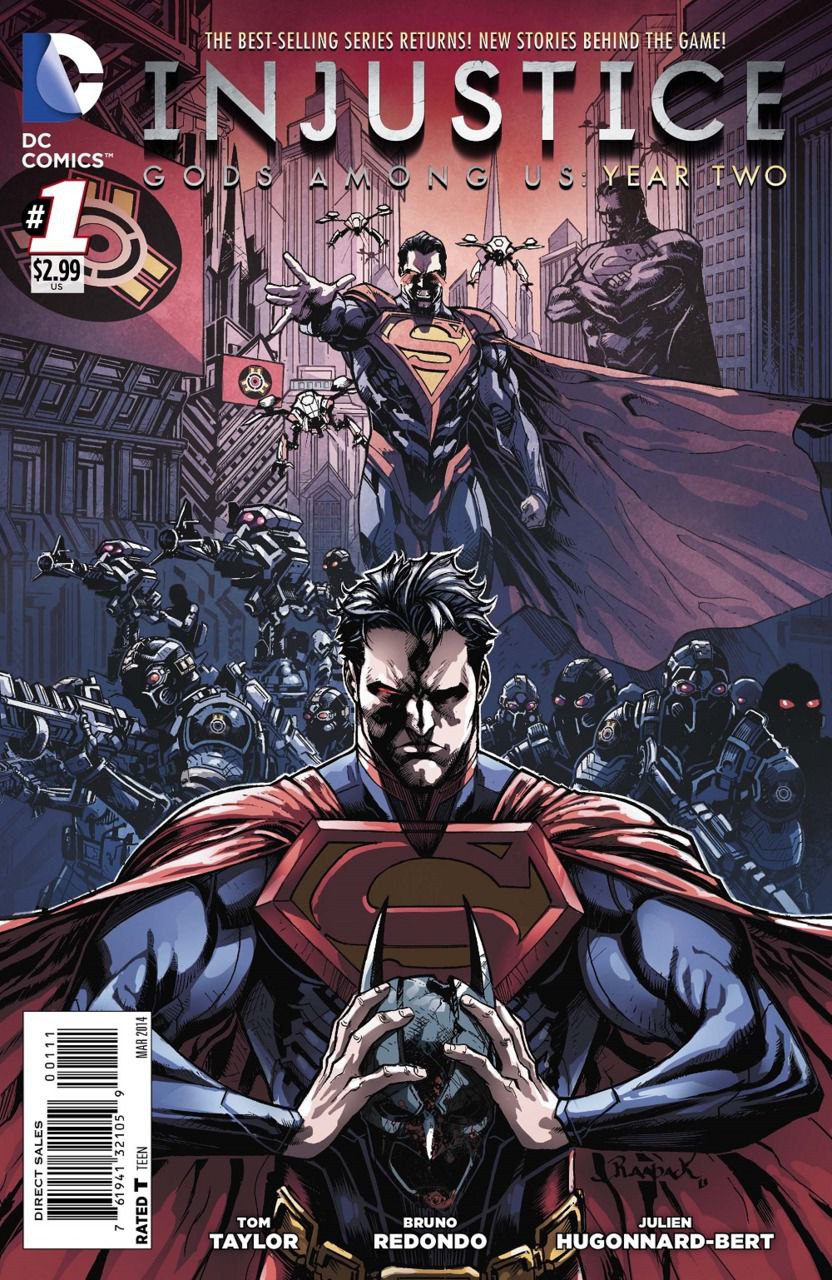 Portada ampliada de INJUSTICE GODS AMONG US YEAR TWO