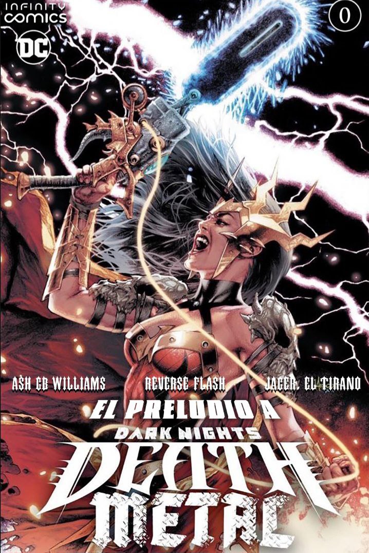 Portada ampliada de EL PRELUDIO DARK NIGHTS DEATH METAL