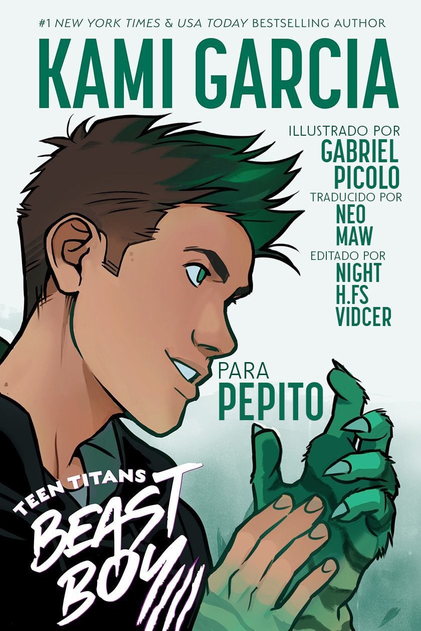 Portada ampliada de TEEN TITANS BEAST BOY