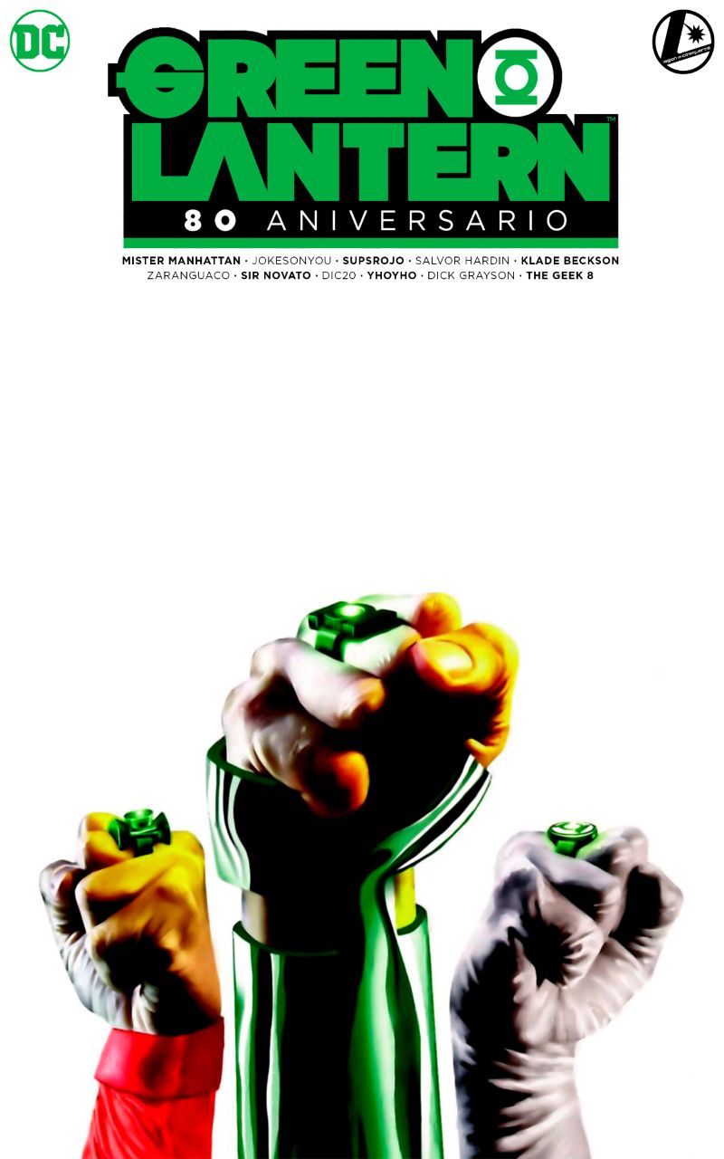 Portada ampliada de GREEN LANTERN 80 ANIVERSARIO