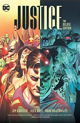 Portada ampliada de JUSTICE THE DELUXE EDITION