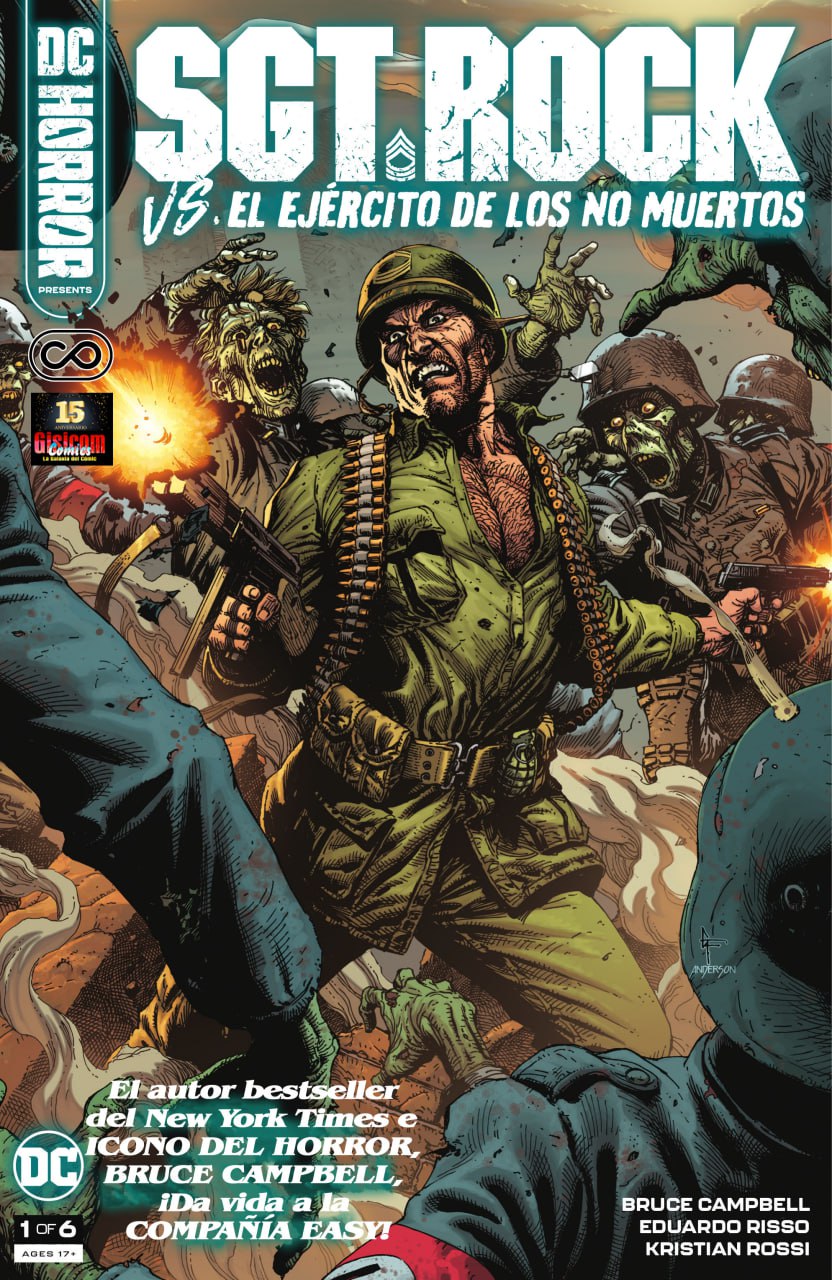 Portada ampliada de SGT ROCK VS EL EJERCITO DE LOS NO MUERTOS