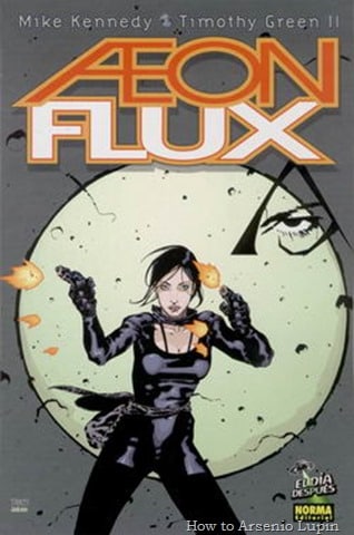 Portada ampliada de AEON FLUX