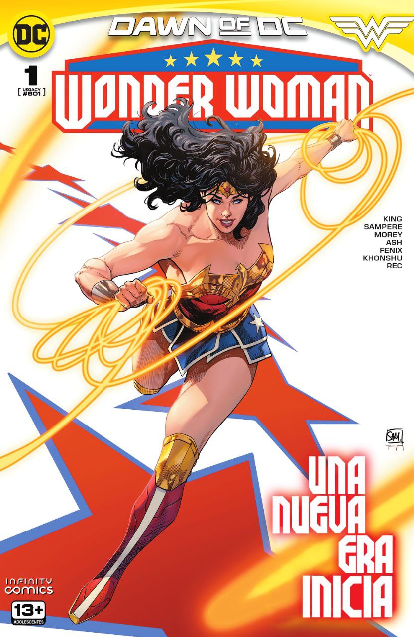 Portada ampliada de WONDER WOMAN