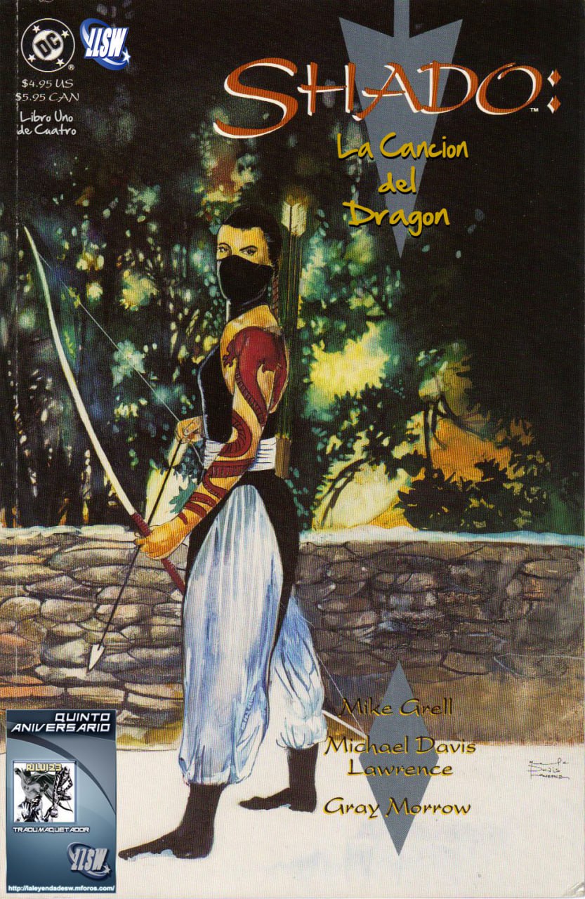 Portada ampliada de SHADO: La Cancion del Dragon