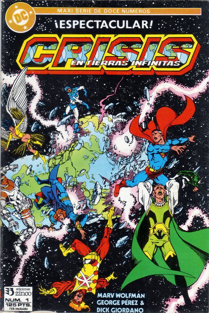 Portada ampliada de CRISIS EN TIERRAS INFINITAS