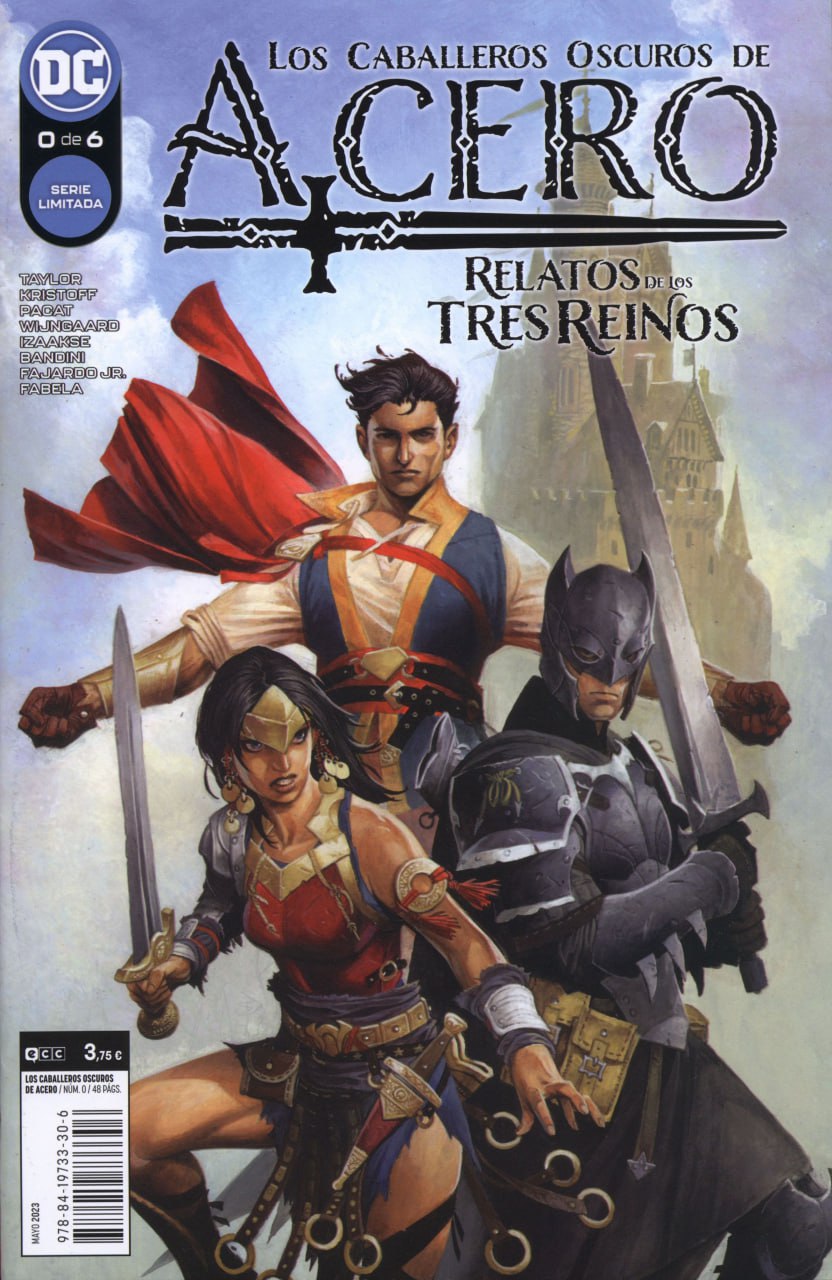 Portada ampliada de Los Caballeros Oscuros de Acero: Relatos de Tres Reinos
