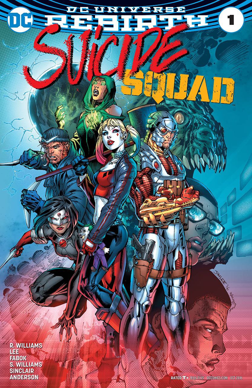 Portada ampliada de DC Universe Rebirth Suicide Squad