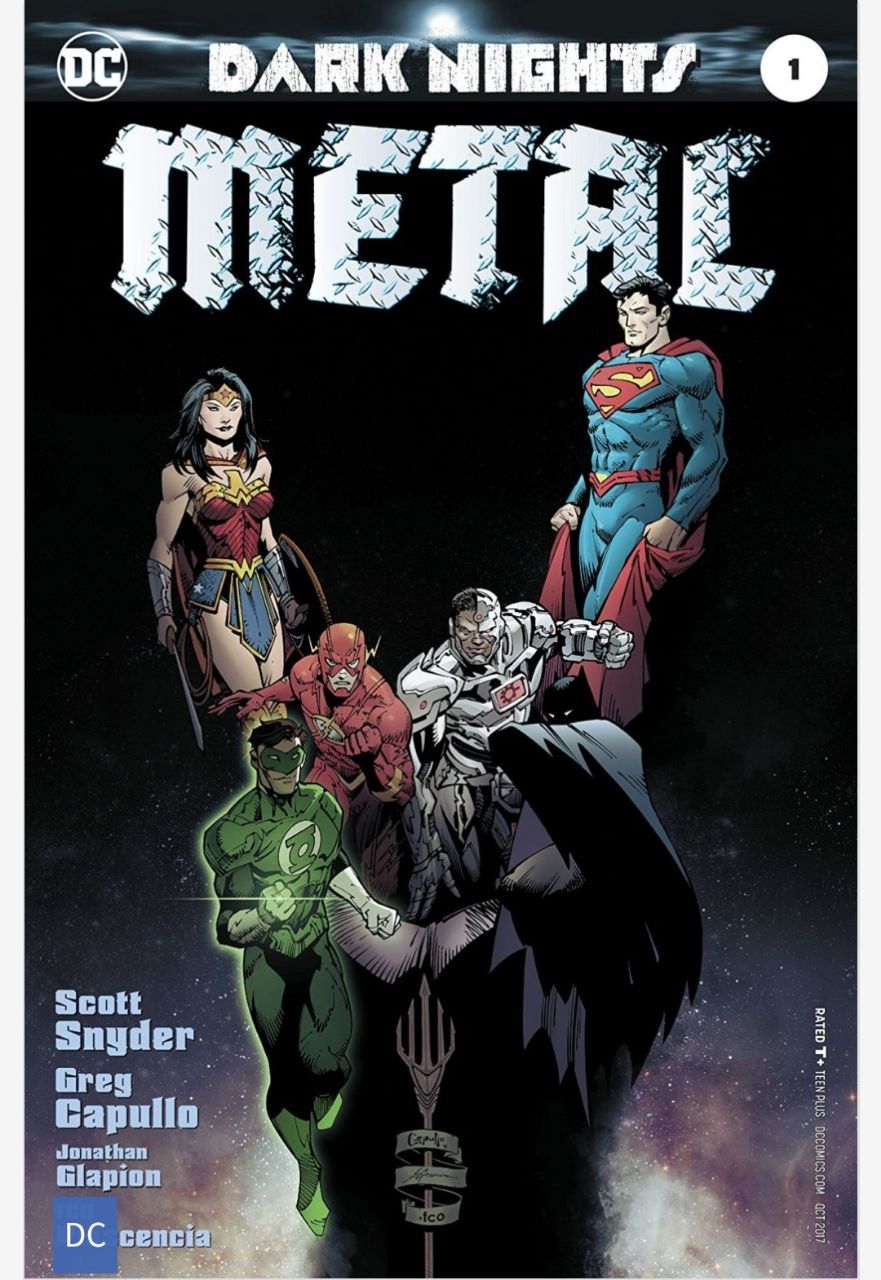 Portada ampliada de DARK NIGHTS METAL