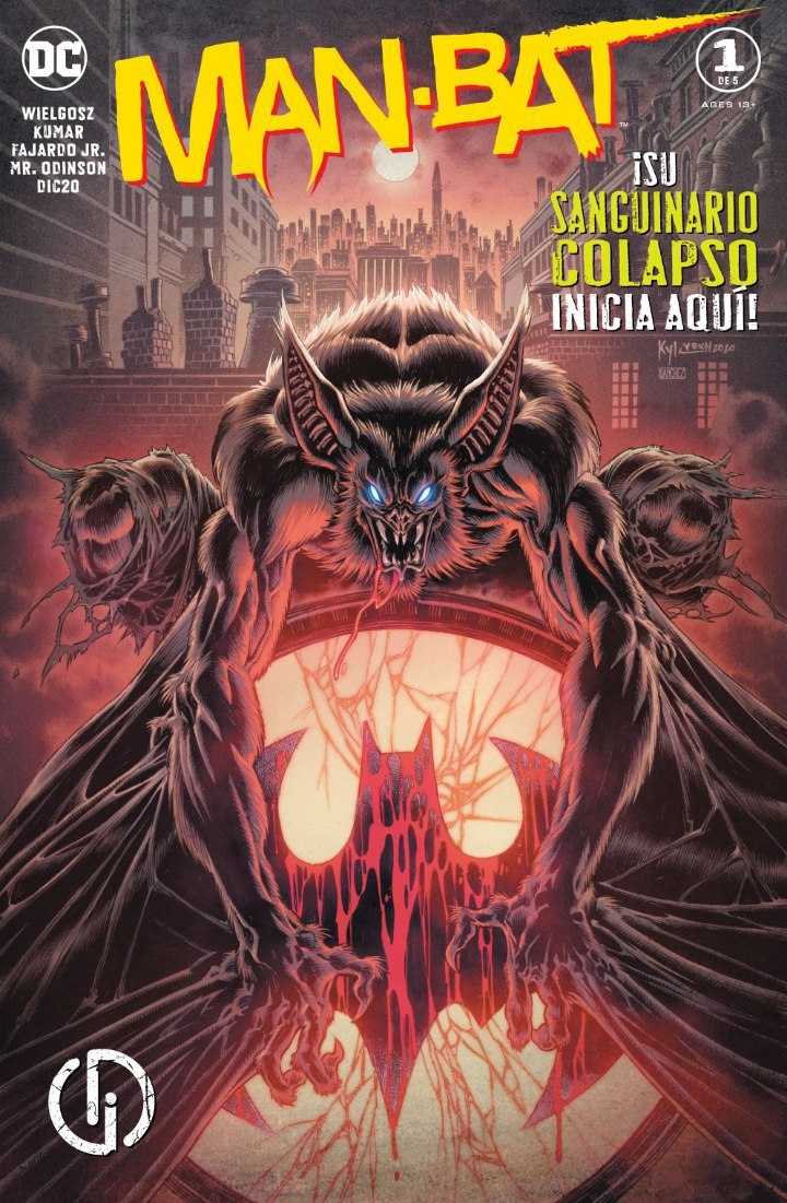 Portada ampliada de MAN-BAT