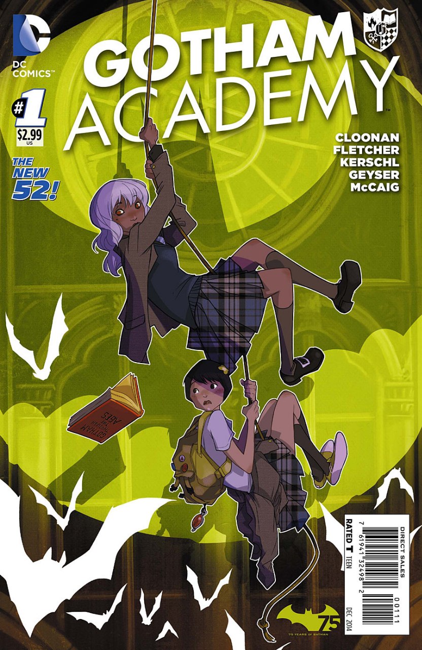 Portada ampliada de GOTHAM ACADEMY
