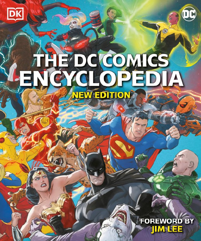 Portada ampliada de THE DC COMICS ENCYCLOPEDIA