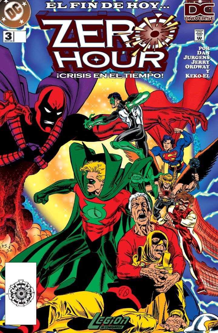 Portada ampliada de Zero Hour