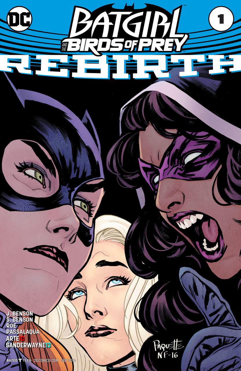 Portada ampliada de BATGIRL BIRDS OF PREY REBIRTH