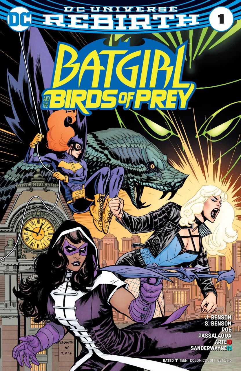 Portada ampliada de Batgirl Birds of Prey