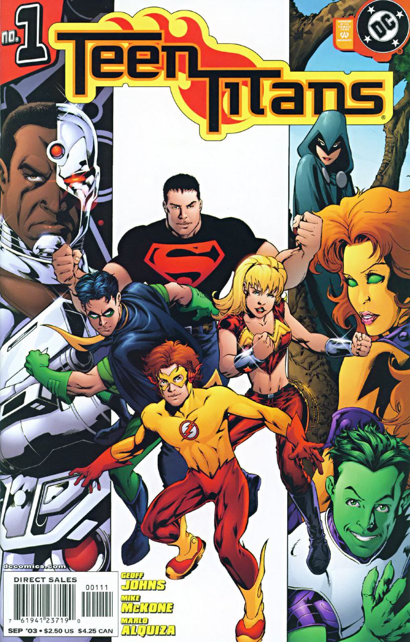 Portada ampliada de Teen Titans