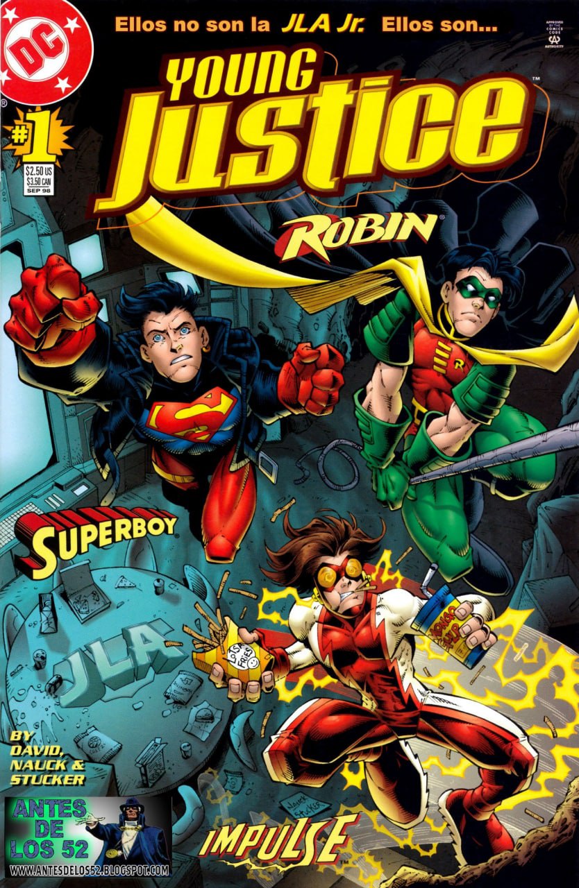 Portada ampliada de Young Justice