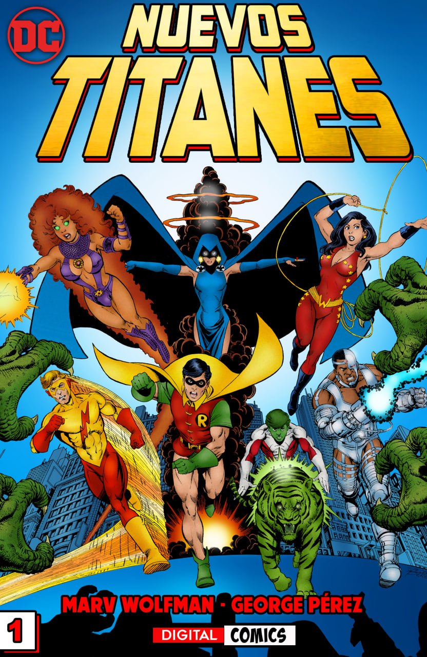 Portada ampliada de NUEVOS TITANES