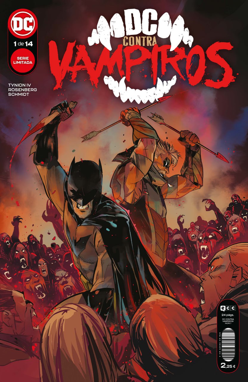 Portada ampliada de DC Contra Vampiros