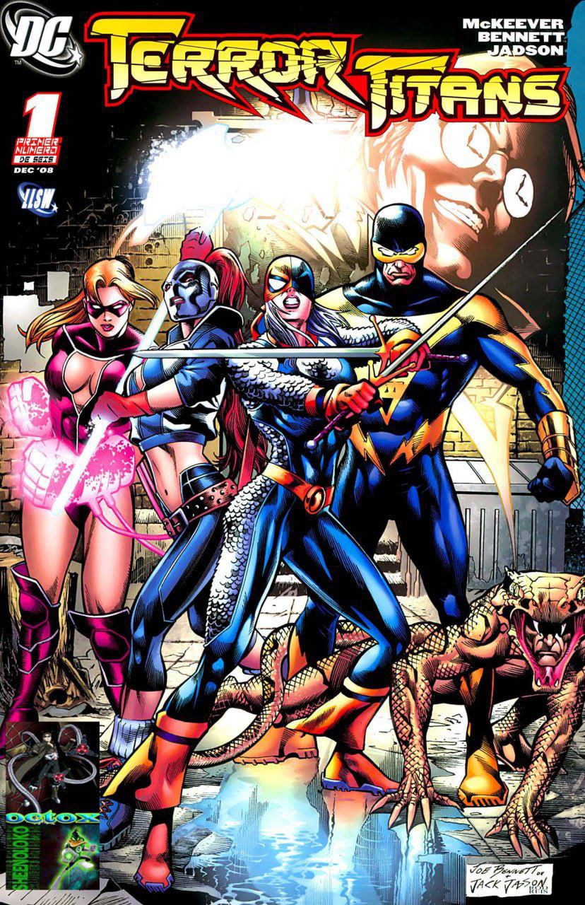 Portada ampliada de Terror Titans