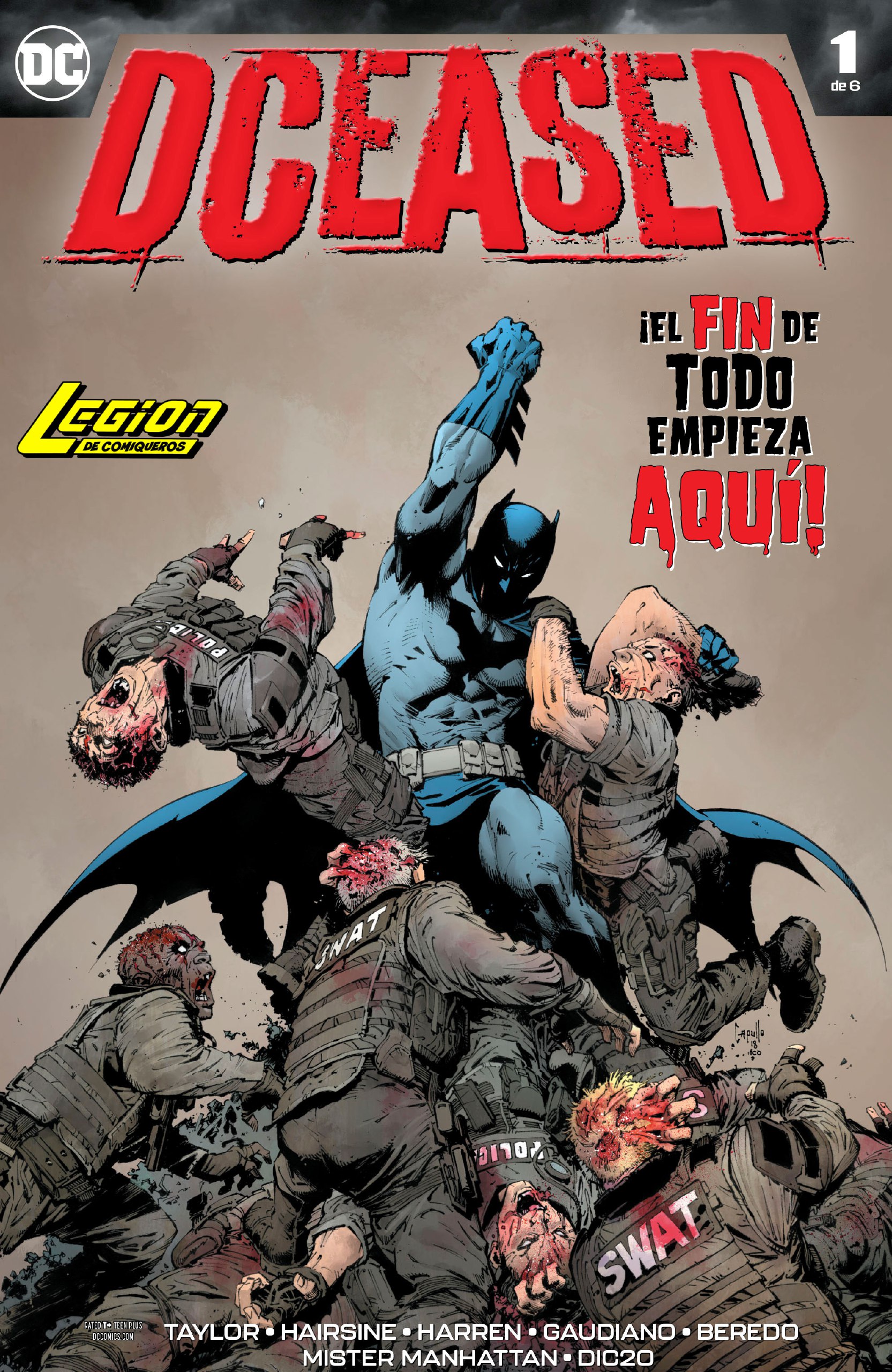 Portada ampliada de DCEASED