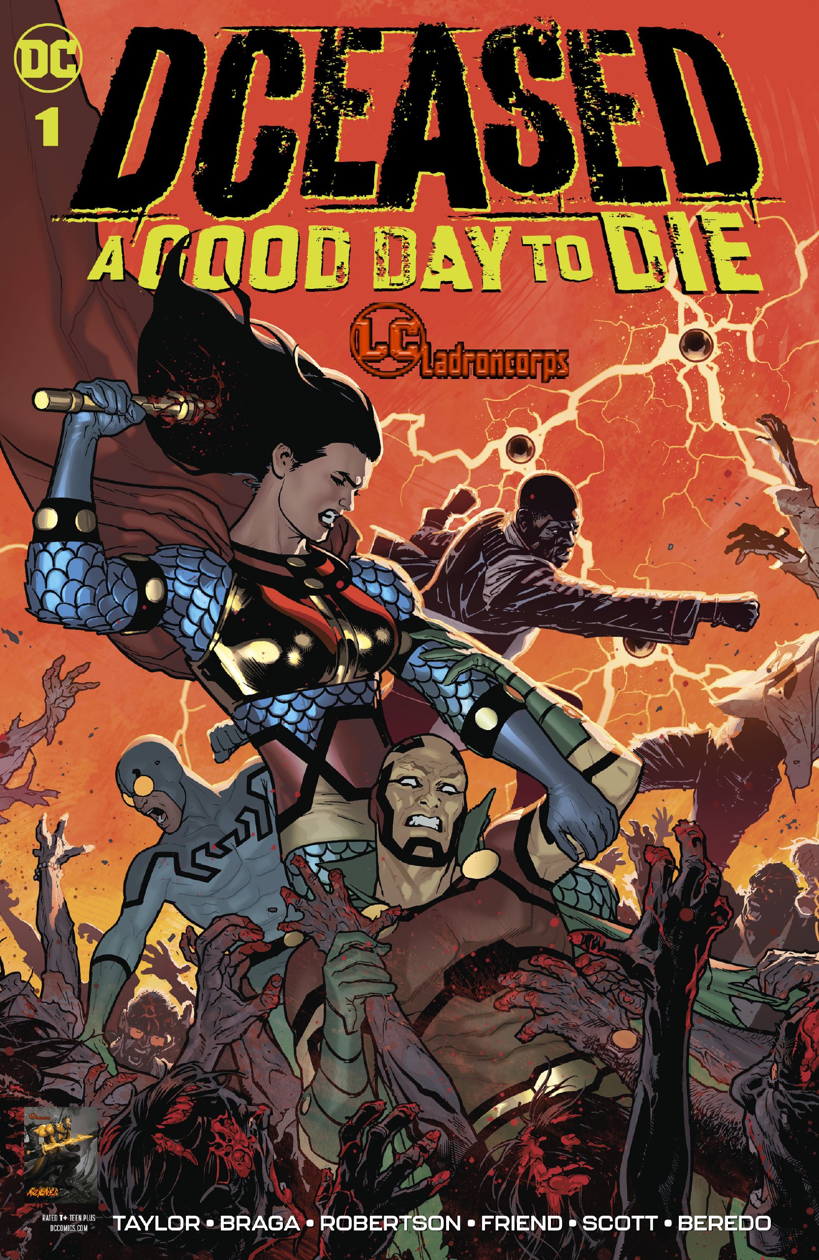 Portada ampliada de DCEASED A GOOD DAY TO DIE