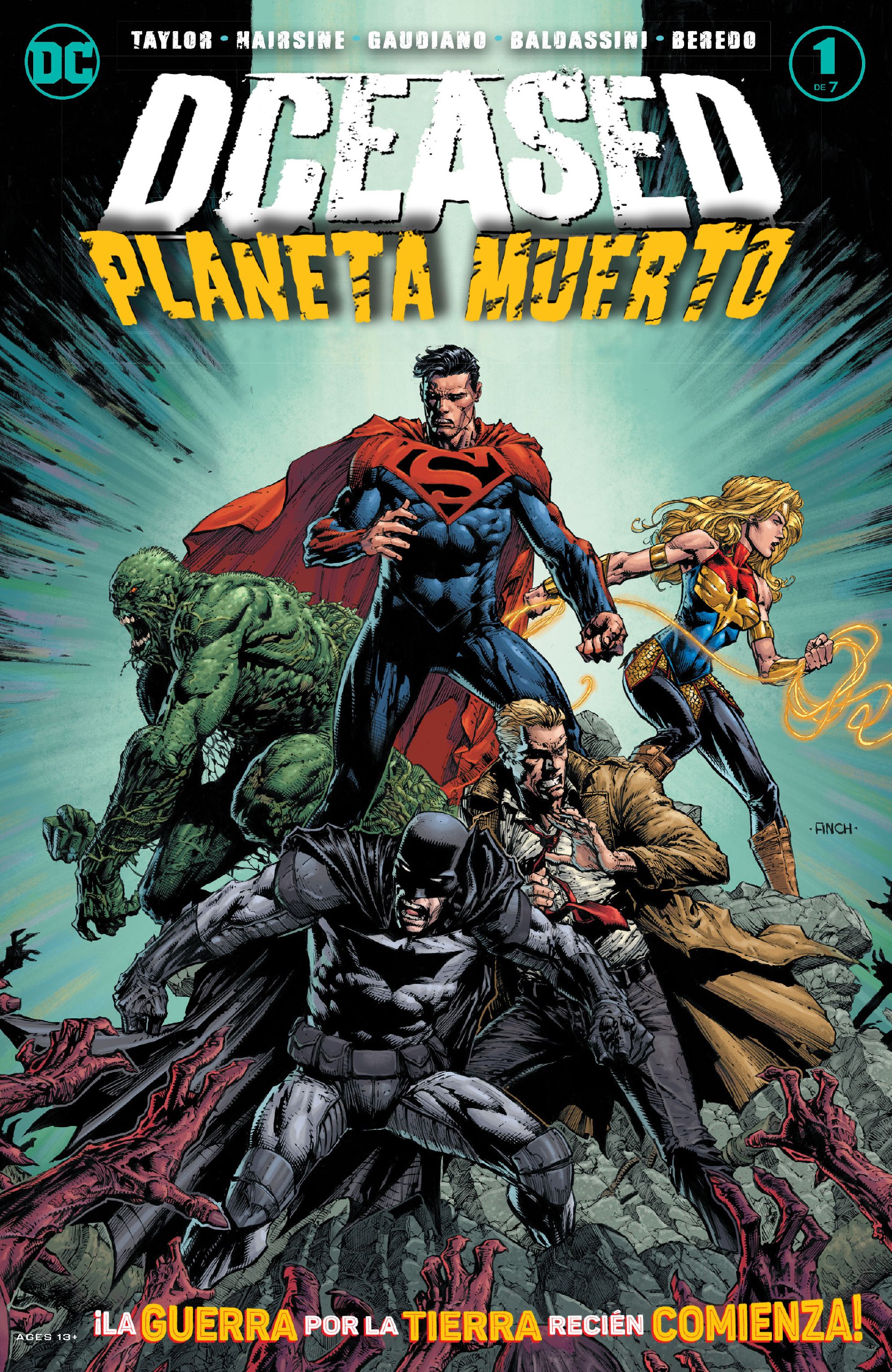 Portada ampliada de Dceased Planeta Muerto