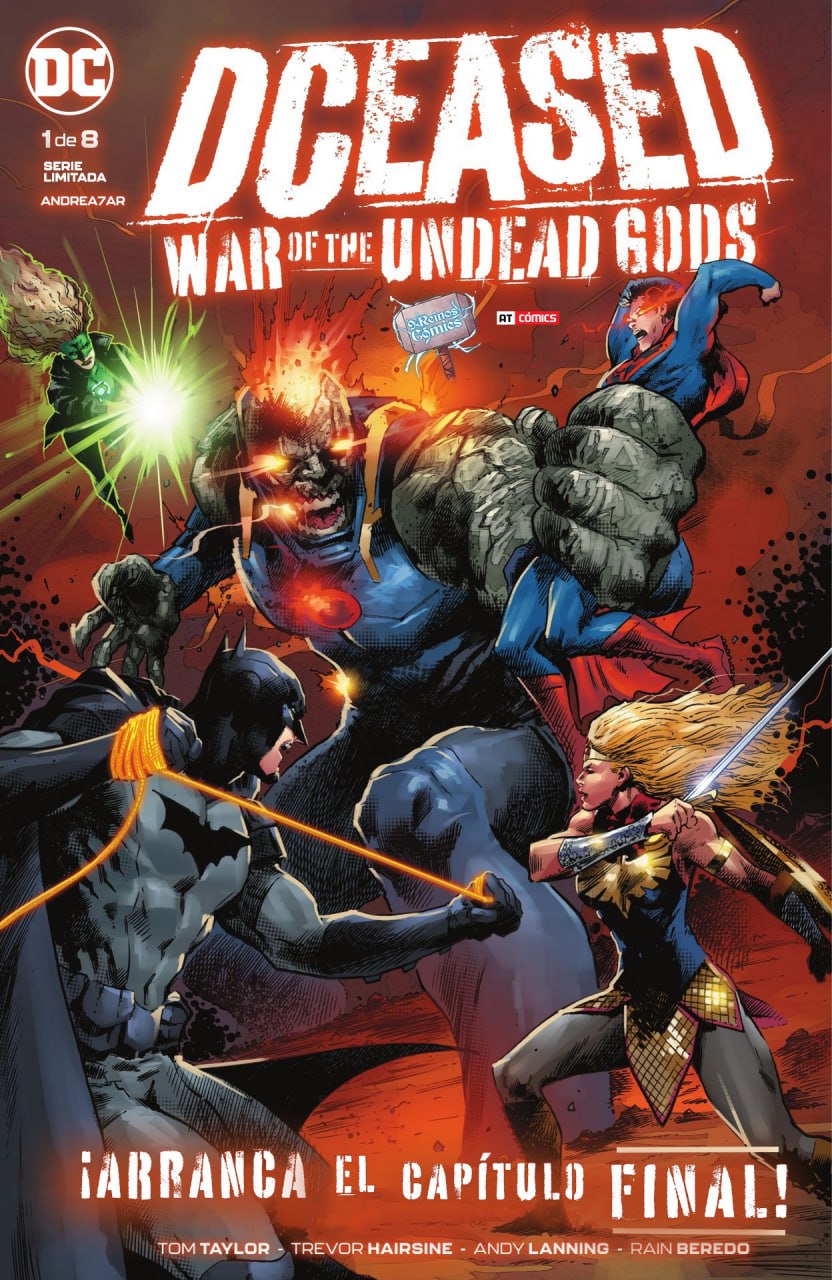 Portada ampliada de DCEASED WAR OF THE UNDEAD GODS